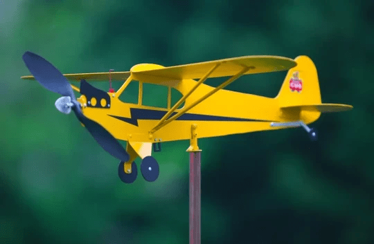 đPRĂVENTE FĂTE DES MĂRESđ Girouette avion Piper J3 Cub