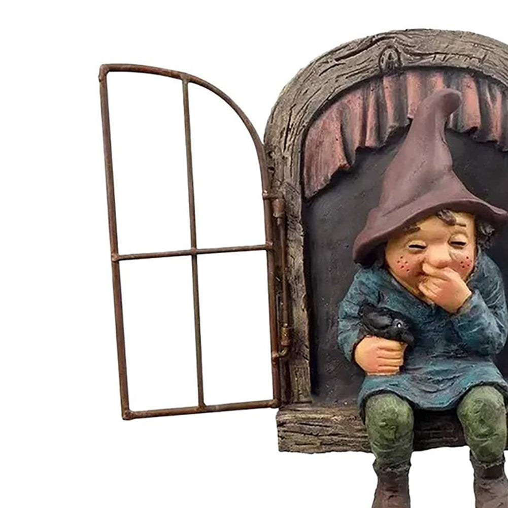 Statue naine 3D, Figurines de poupée en résine, Gnome de jardin extérieur, artisanat de cour