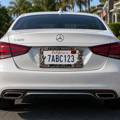 🔥 Father's Day 60% OFF!  - 🇺🇸 250th Anniversary Commemorative License Plate Frame🗽