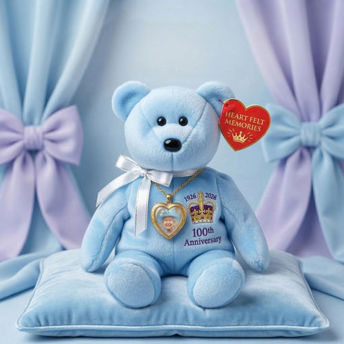 HM Queen Elizabeth II 100th Anniversary Commemorative Edition Bear