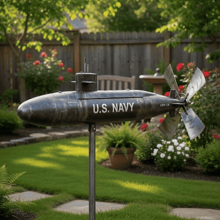 🔥🔥New Year 70% Off--Navy Submarine Wind Spinner
