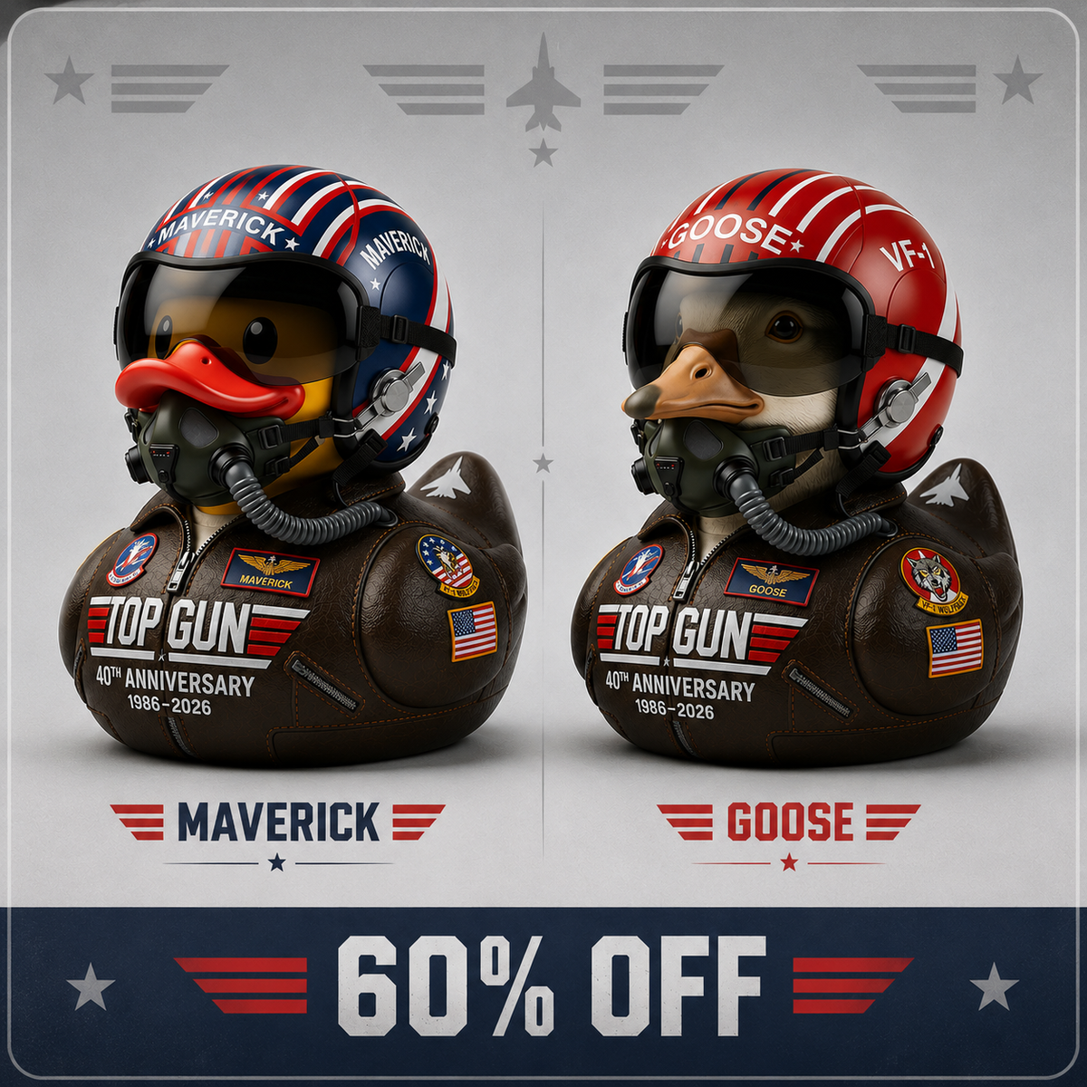 (❤️✨Last Day Promotion - 60%OFF) - 40th Anniversary Maverick Pilot Duck
