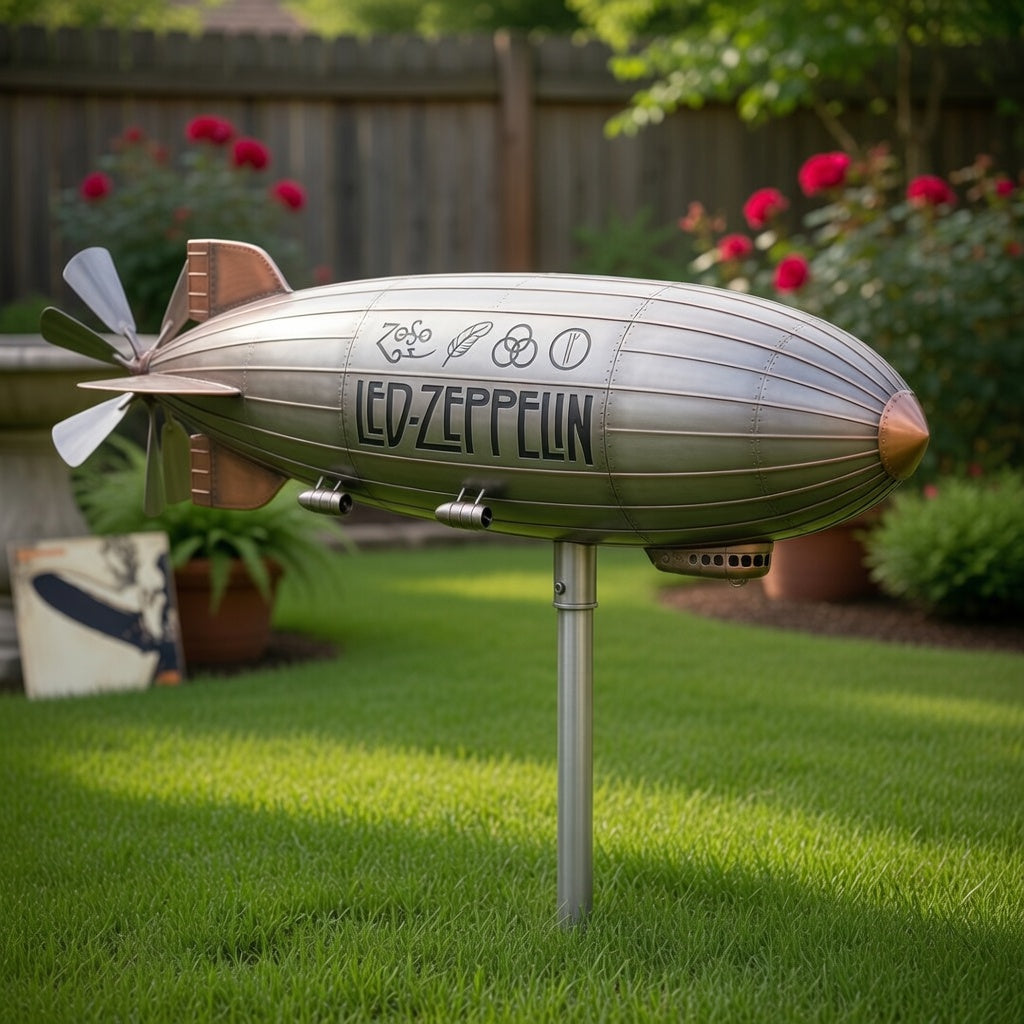 🔥🔥New Year 70% Off--Led Zeppelin Blimp Garden Wind Spinner