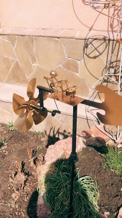 🔥Last Day 57% OFF🥁Handmade Metal Rock Band Windmill🎁