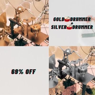 🔥Last Day 57% OFF🥁Handmade Metal Rock Band Windmill🎁