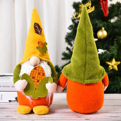 Harvest Corn and Acorn Gnome