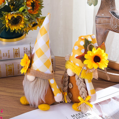 Sunflower Harvest Gnome