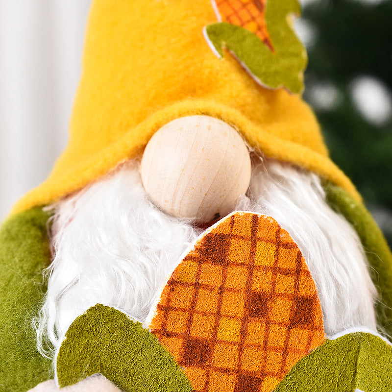 Harvest Corn and Acorn Gnome