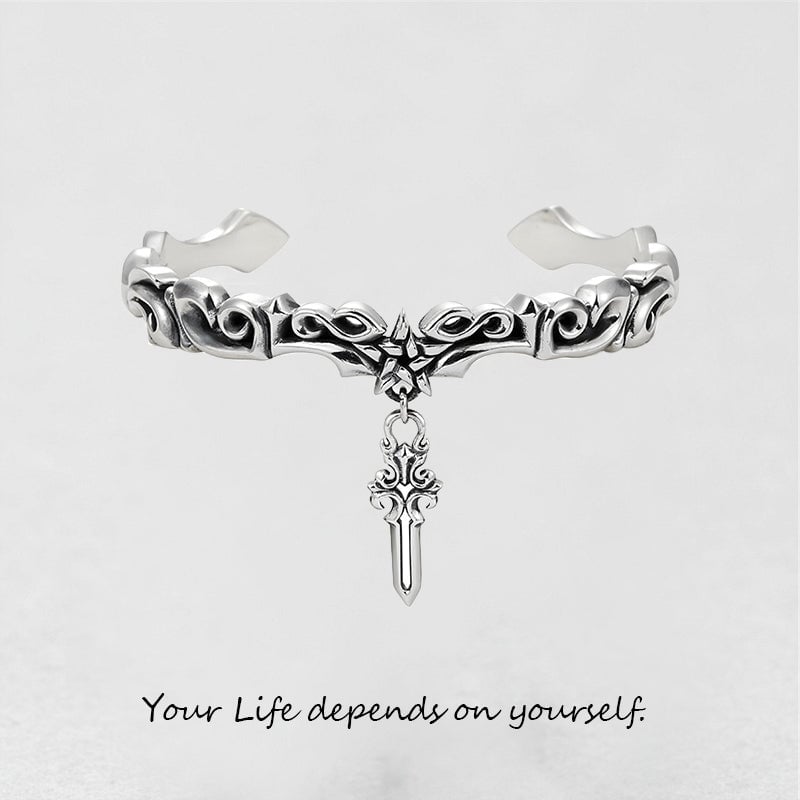 Bracelet Croix ''Ta vie dépend de toi'' 