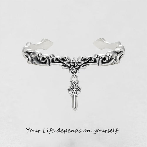 Bracelet Croix ''Ta vie dépend de toi'' 