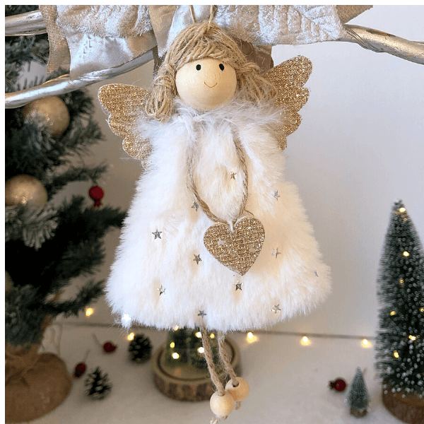 Handmade Christmas Angels-Stars