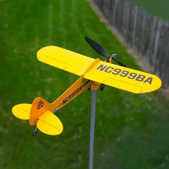 💐PRÉVENTE FÊTE DES MÈRES💝 Girouette avion Piper J3 Cub