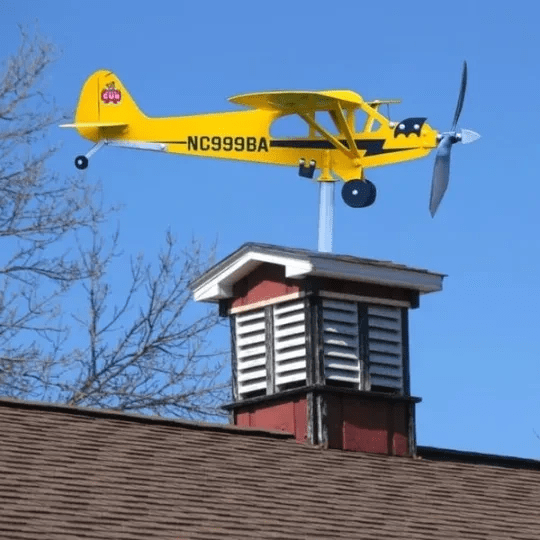 💐PRÉVENTE FÊTE DES MÈRES💝 Girouette avion Piper J3 Cub