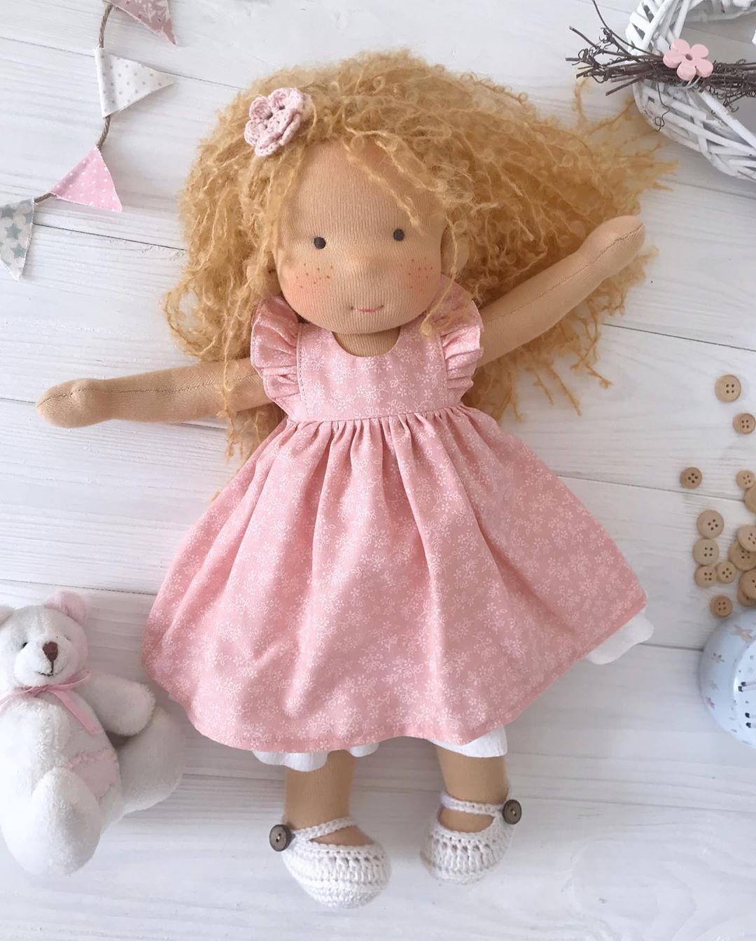 Handmade Knitted Doll - Anila