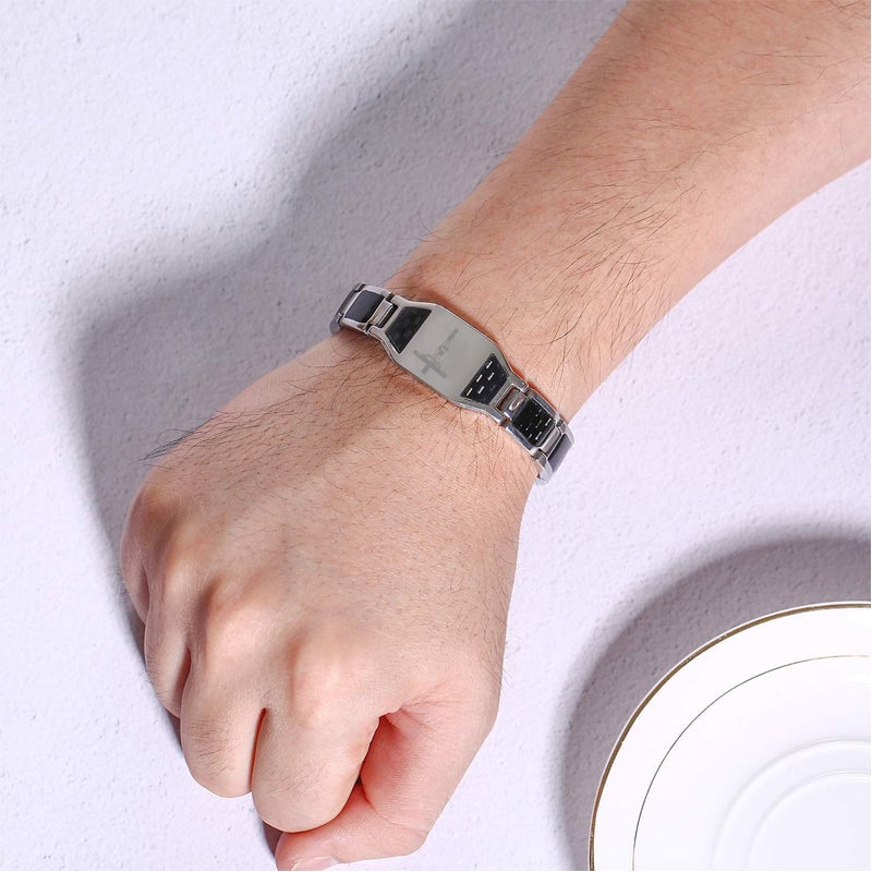 '' Walk with Lord '' Cross Bracelet