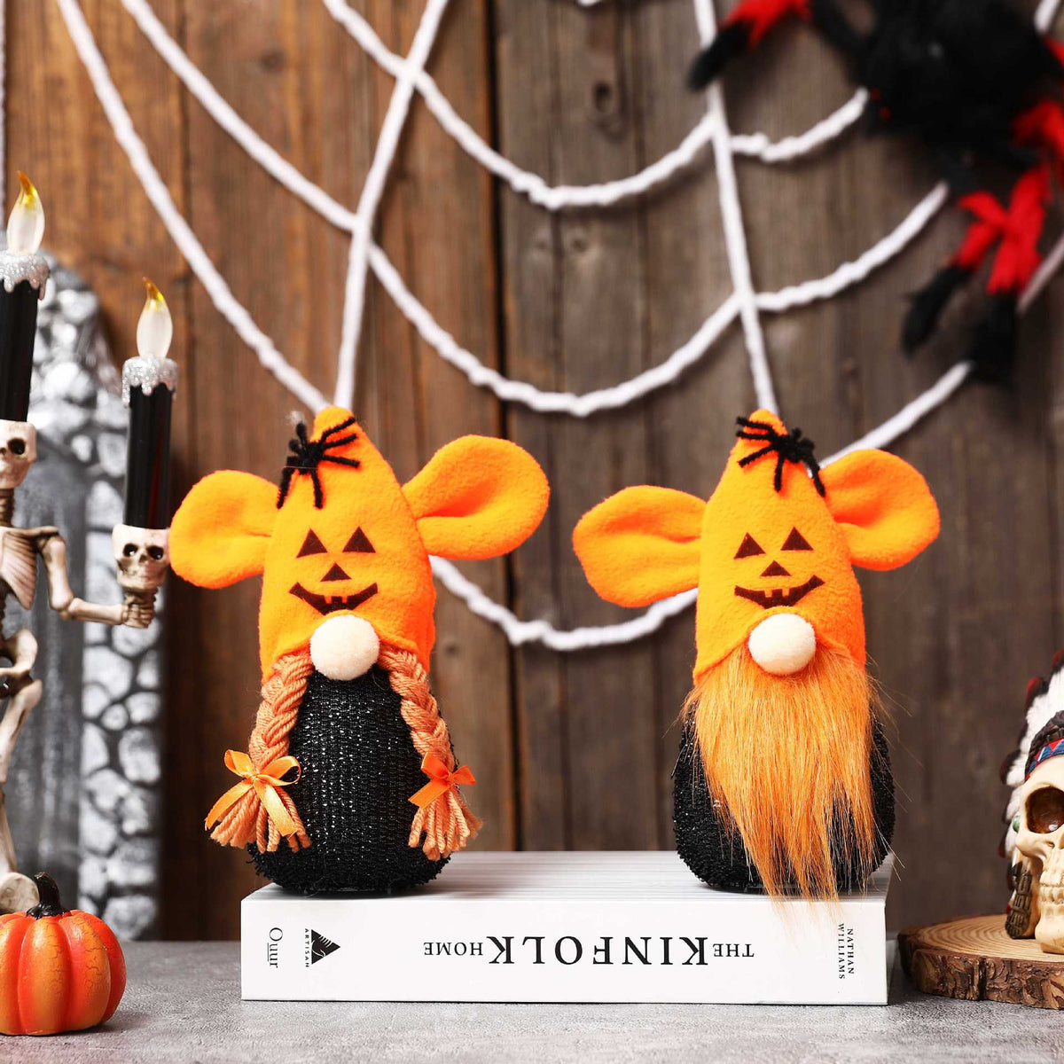 Halloween Gnome with Lights