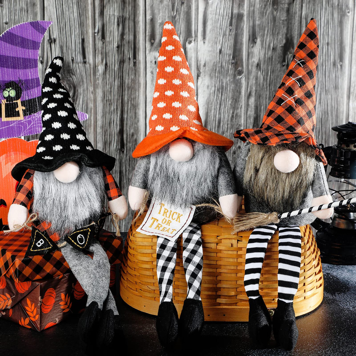 Halloween Long-Legged Gnome