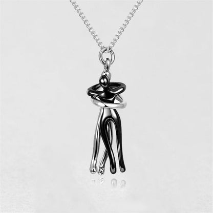 '' There's No One Like You '' Hug Necklace