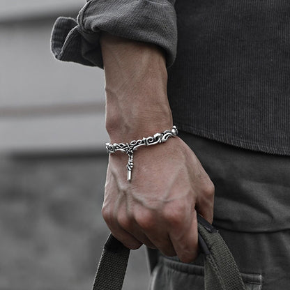 Bracelet Croix ''Ta vie dépend de toi'' 