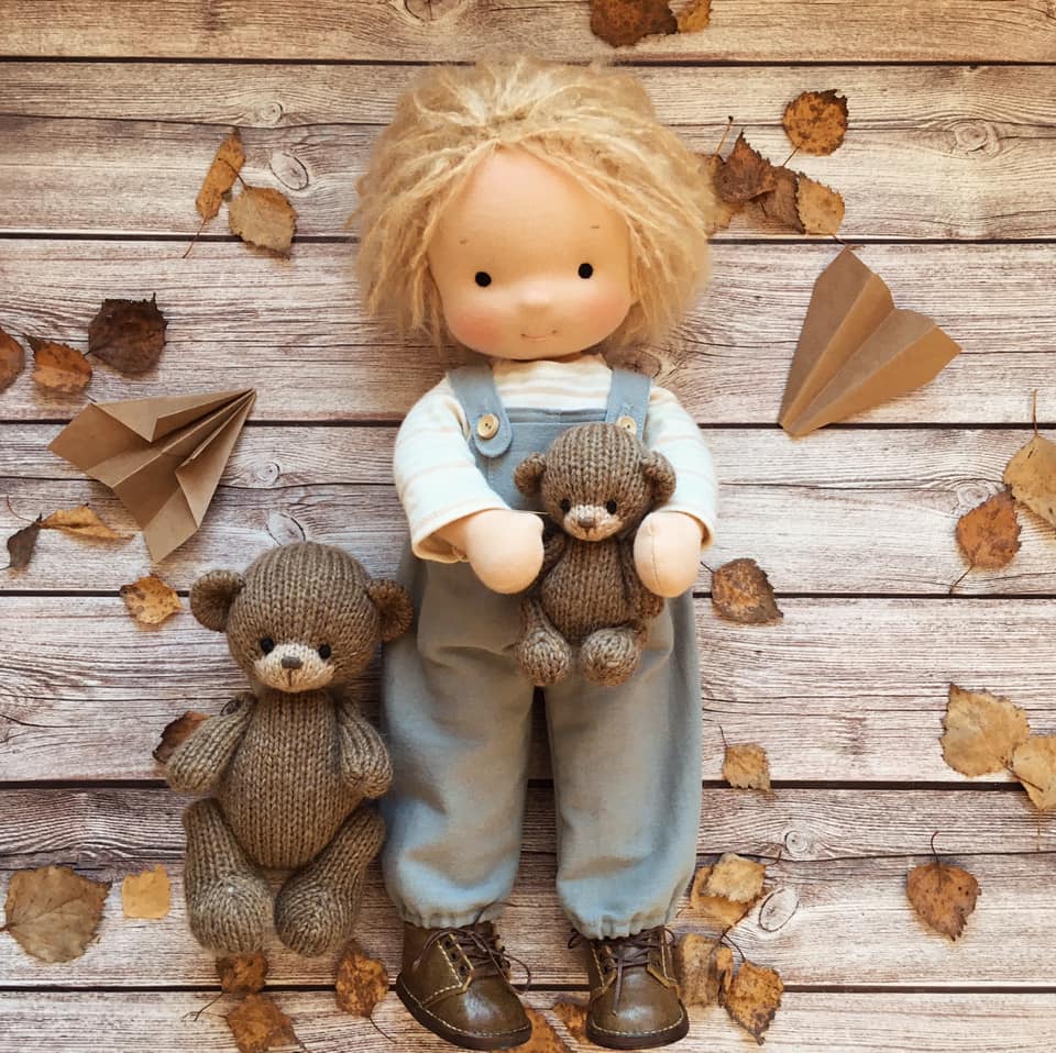 Handmade Knitted Doll - Cindy