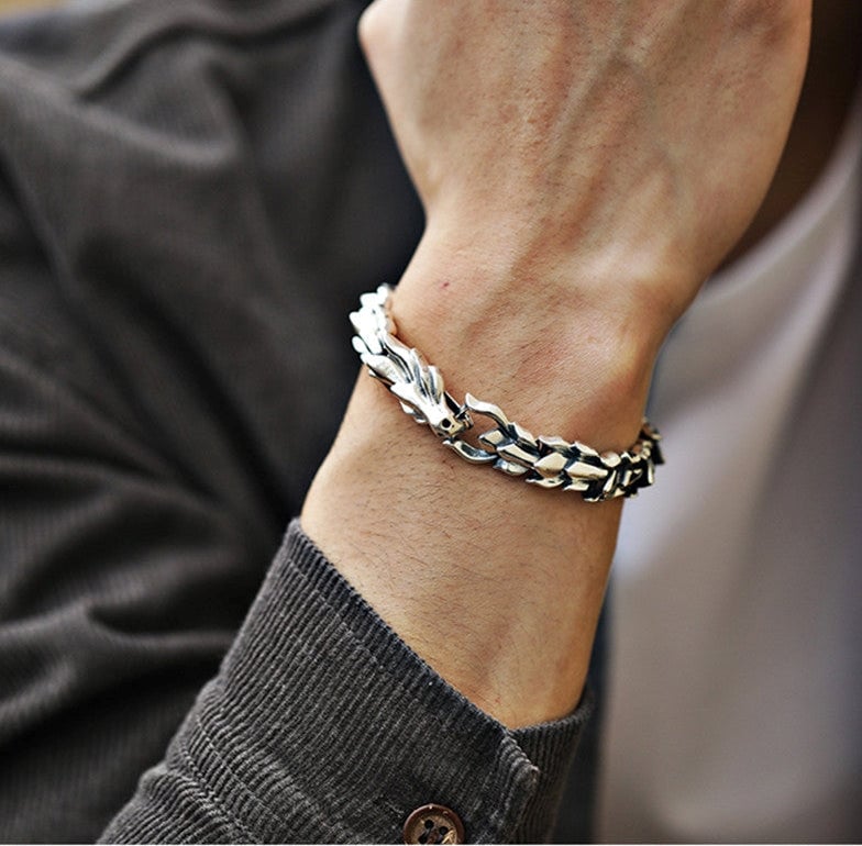 '' Always be yourself '' Dragon Bracelet