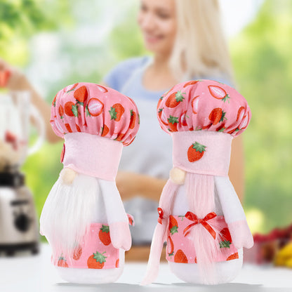 Strawberry Chef Gnome