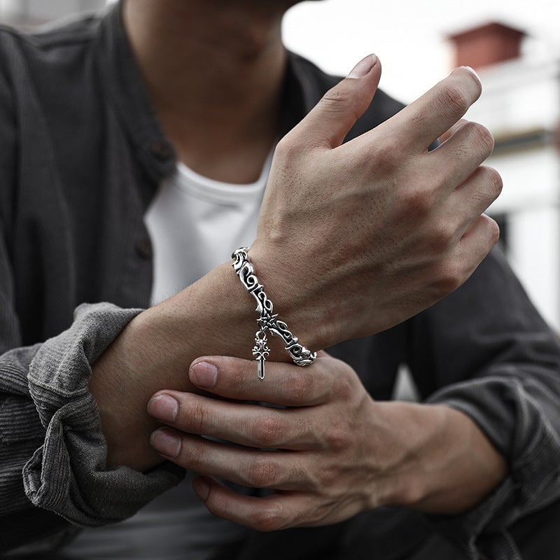 Bracelet Croix ''Ta vie dépend de toi'' 