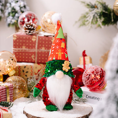 Gingerbread Man Sequin Gnome