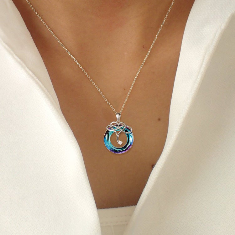 '' I love you to infinity and beyond ''  Love Infinity Necklace