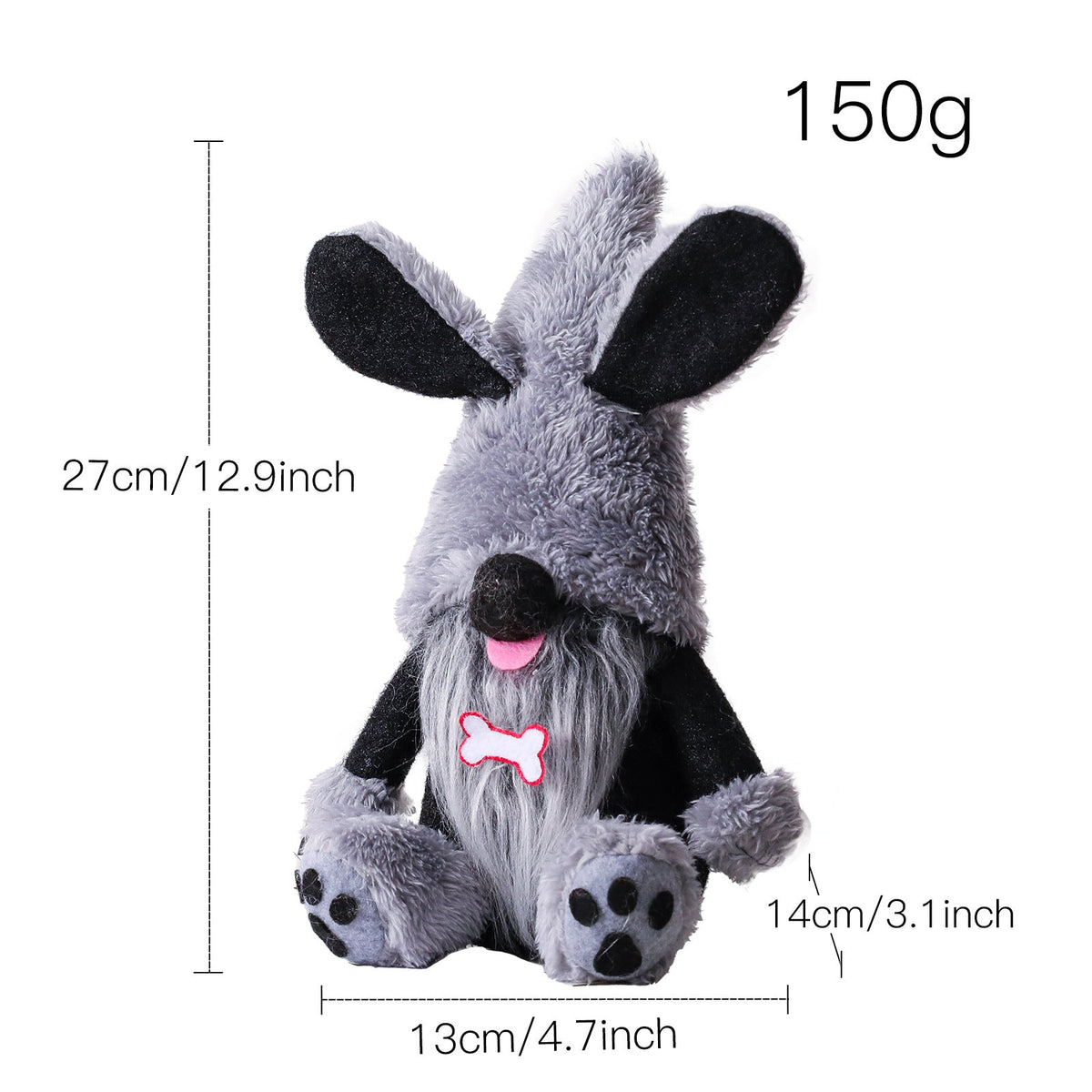 Cute Dog Bones Gnome