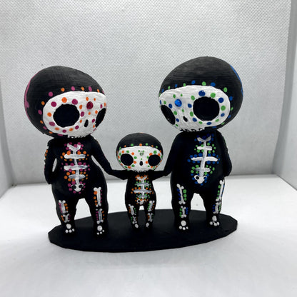 🎁Figurine de couple de crâne en sucre 