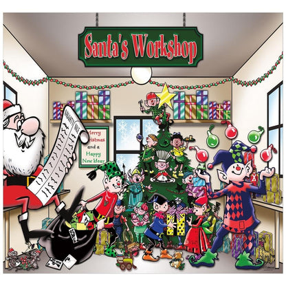 Santa's Workshop Garage Door