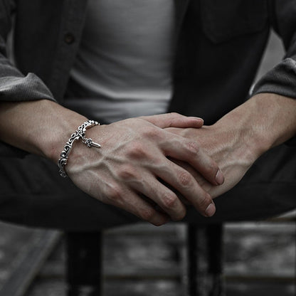Bracelet Croix ''Ta vie dépend de toi'' 