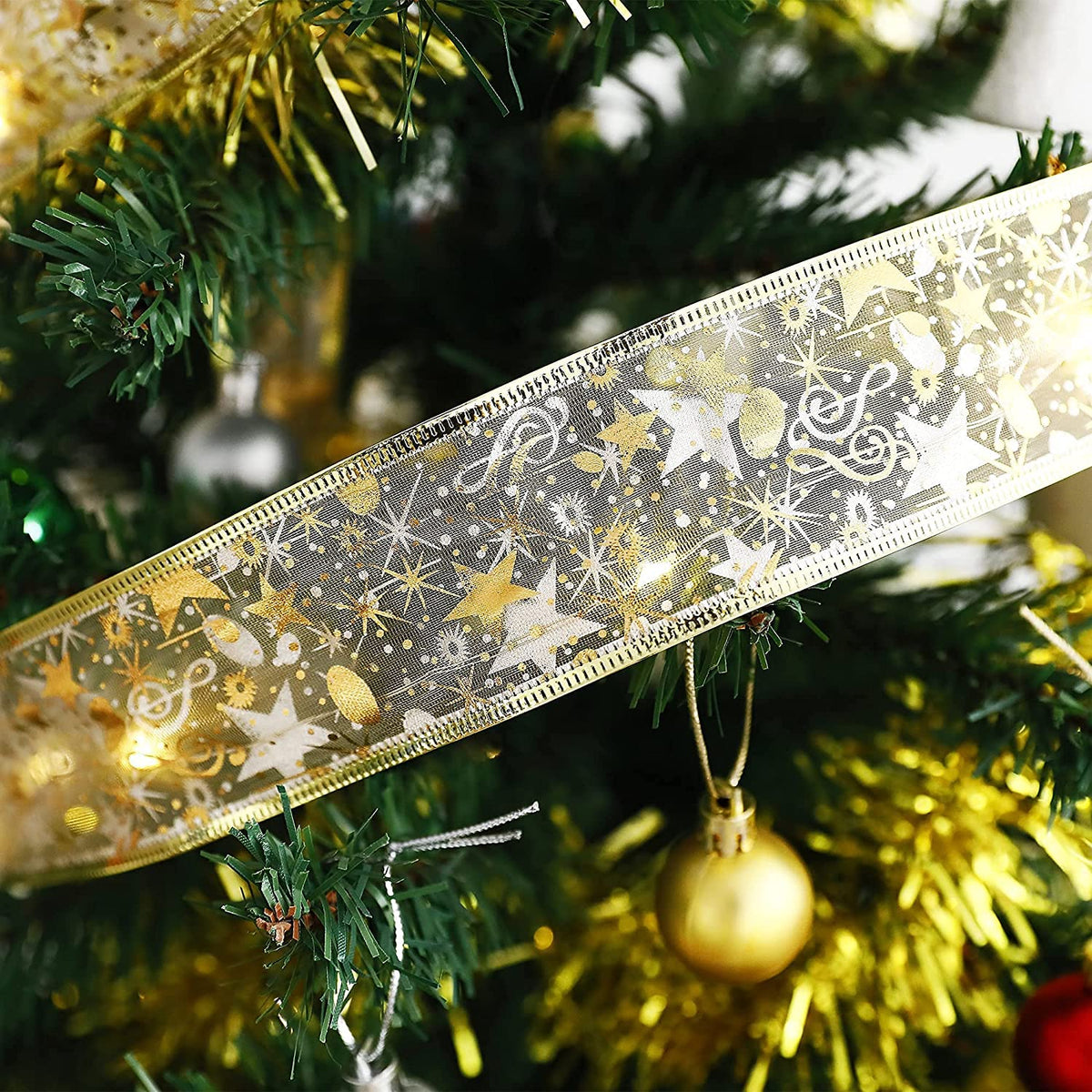 Vente de liquidation💥Guirlande lumineuse en ruban de Noël 