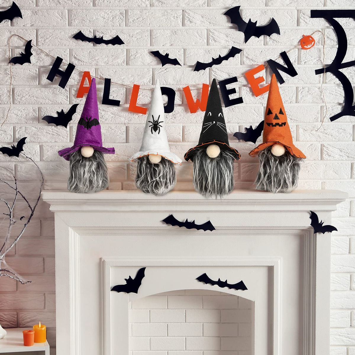 Halloween Cloak Hat Gnome