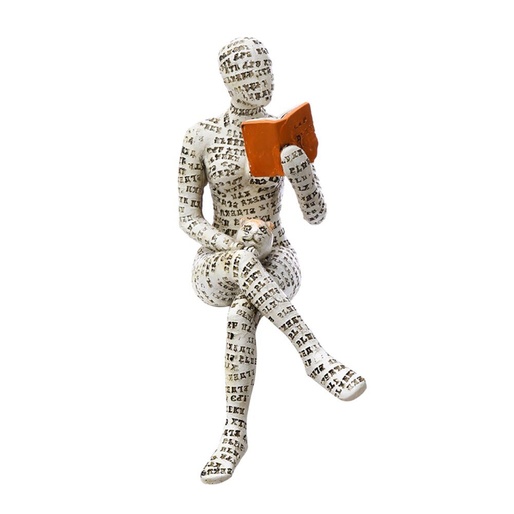 Statue de femme de lecture moderne nordique