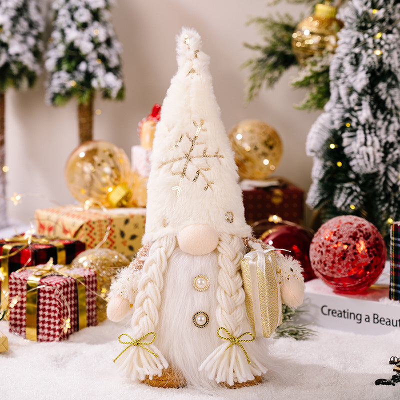 Christmas Glowing Snowflake Gnome