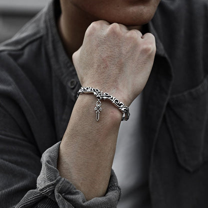 Bracelet Croix ''Ta vie dépend de toi'' 