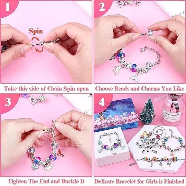 Ensemble de bracelets en cristal bricolage