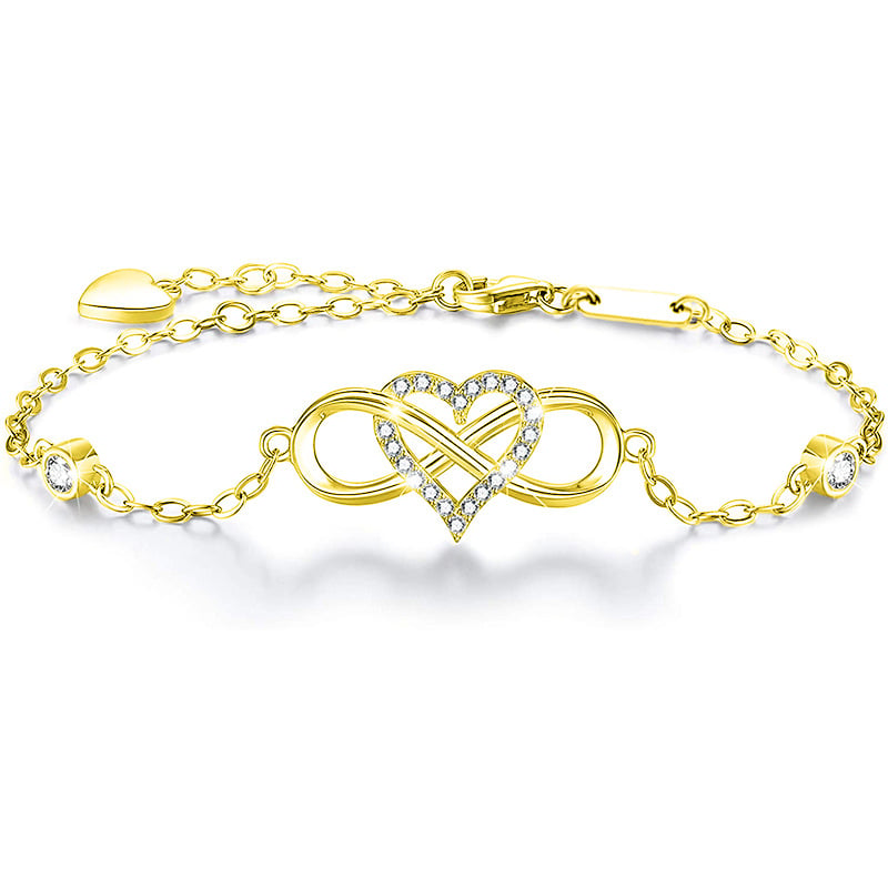 ''I Love You To Infinity And Beyond '' Infinity Love Necklace